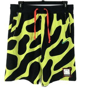 Nike Sportswear Loose Fit Retro Future Shorts CK0152-702 Neon Black Camo Size L